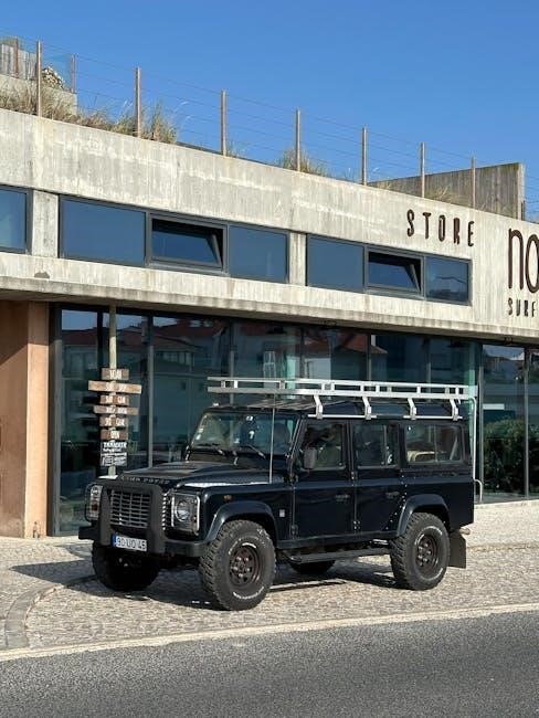 land rover defender user manual